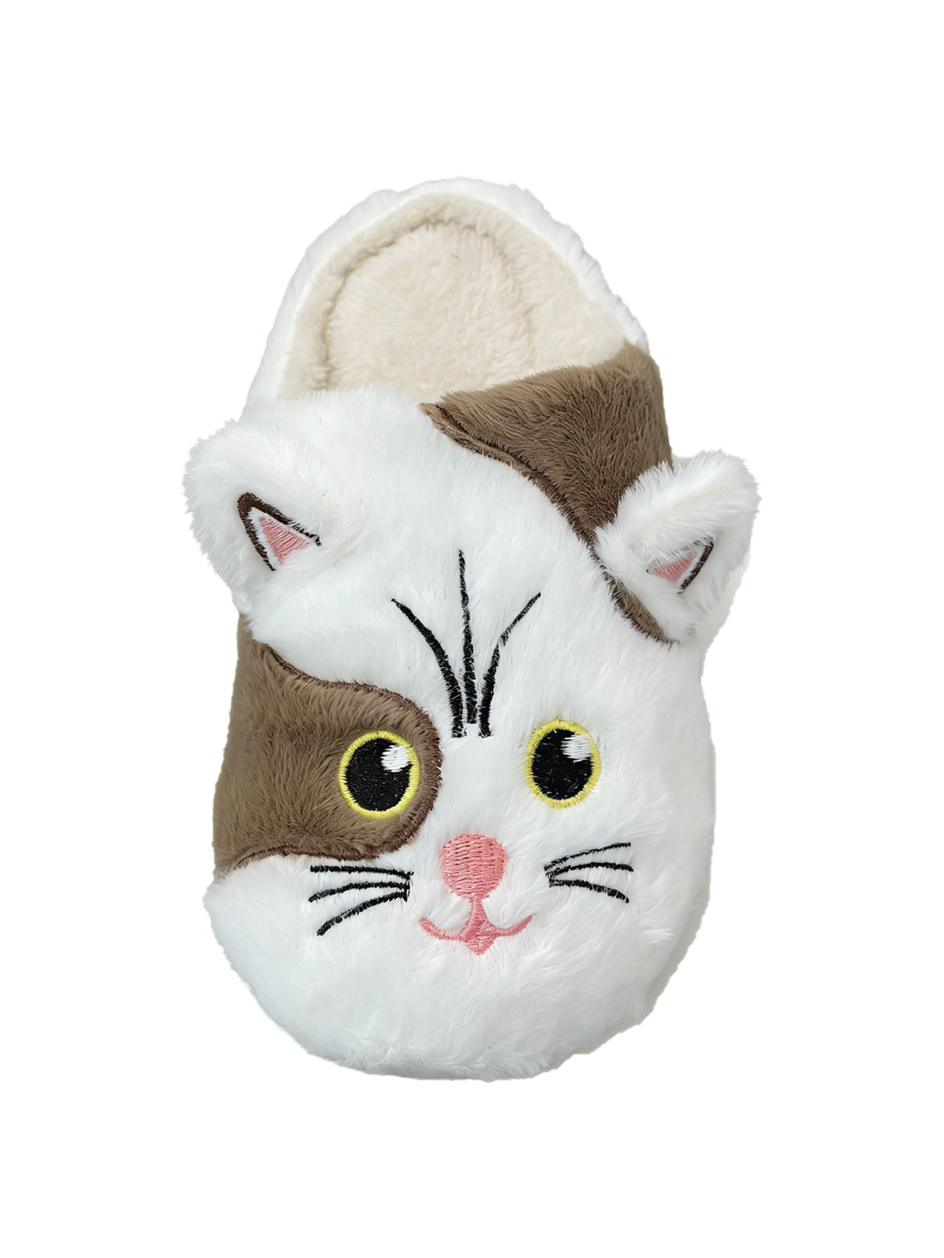 Bulk Slippers | Soft Fuzzy Cat Face Slippers Women Winter Warm Indoor House Shoes Wholesale