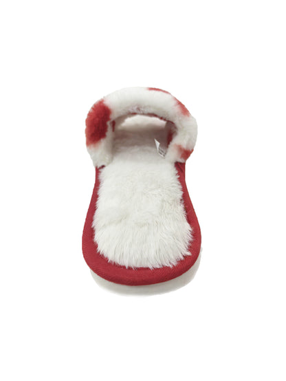 Bulk Slippers | Love Heart Print Fuzzy Open Toe Slippers Women Spring Summer Breathable Indoor Home Shoes Wholesale