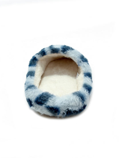 Тапочки оптом | Мягкие плюшевые тапочки с леопардовым принтом для женщин, зимняя теплая, тихая, домашняя обувь оптом 