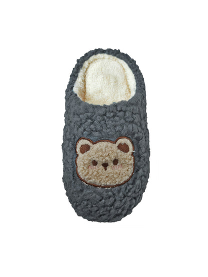 Bulk Slippers | Soft Unisex Teddy Fleece Slippers Winter Warm Indoor Family Shoes Wholesale