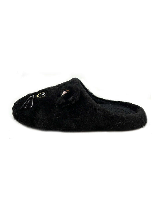 Bulk Slippers | Soft Fuzzy Cat Face Slippers Women Winter Warm Indoor House Shoes Wholesale