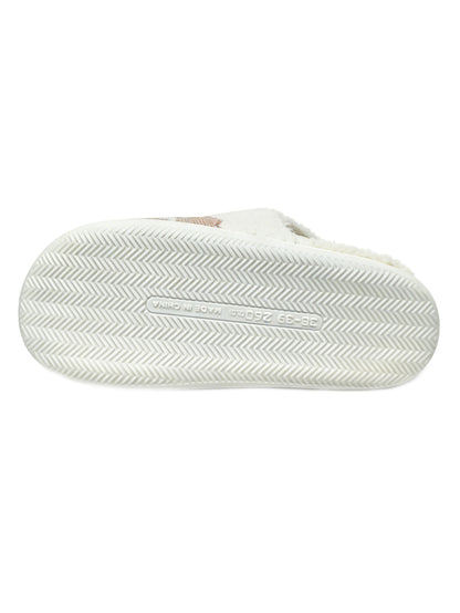 Bulk Slippers | Soft Unisex Heart Bear Fuzzy Slippers Winter Warm Indoor Family Shoes Wholesale